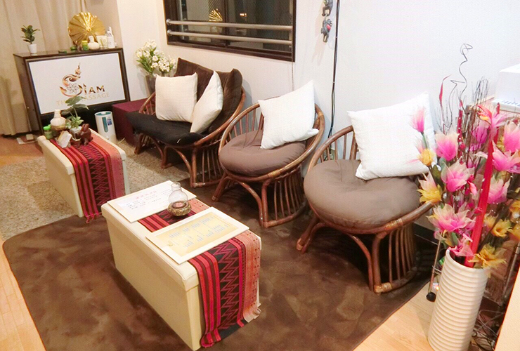 柏・松戸 サイアム タイ古式マッサージ 店内